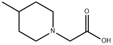 1-Piperidineaceticacid,4-methyl-(9CI) 구조식 이미지