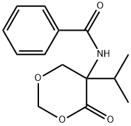DL-5-BENZOYLAMINO-5-ISOPROPYL-4-OXO-1,3-DIOXANE, 99 Structure