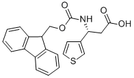 FMOC-(R)-3-AMINO-3-(3-THIENYL)-PROPIONIC ACID Structure