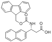 FMOC-(R)-3-AMINO-3-(2-NAPHTHYL)-PROPIONIC ACID Structure