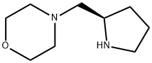(R)-4-(2-피롤리디닐메틸)모르폴린 구조식 이미지