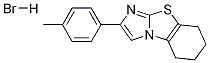 5,6,7,8-Tetrahydro-2-(4-methylphenyl)-imidazo[2,1-b]benzothiazolehydrobromide 구조식 이미지