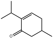 5-Methyl-2-(1-methylethyl)-2-cyclohexen-1-one 구조식 이미지