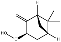 (1S,3R,5S)-2-Methylene-3-(hydroperoxy)-6,6-dimethylbicyclo[3.1.1]heptane Structure