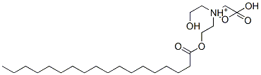 bis(2-hydroxyethyl)[2-(stearoyloxy)ethyl]ammonium formate Structure