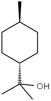 TRANS-2-(4-METHYLCYCLOHEXYL)ISOPROPANOL Structure