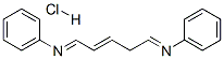 N,N'-pent-2-ene-1,5-diylidenedianiline hydrochloride Structure