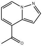 에타논,1-피라졸로[1,5-a]피리딘-4-일-(9Cl) 구조식 이미지