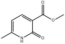 메틸2-하이드록시-6-메틸피리딘-3-카복실레이트 구조식 이미지