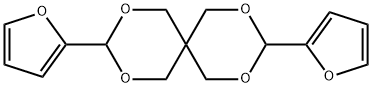 3,9-di-2-furyl-2,4,8,10-tetraoxaspiro[5.5]undecane 구조식 이미지