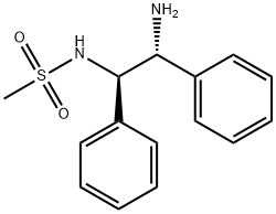 (1R,2R)-N-메틸설포닐-1,2-디페닐에탄디아민 구조식 이미지
