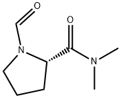 2-피롤리딘카르복사미드,1-포르밀-N,N-디메틸-,(2S)-(9CI) 구조식 이미지