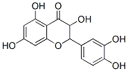 2-(3,4-Dihydroxyphenyl)-3,5,7-trihydroxy-2H-1-benzopyran-4(3H)-one 구조식 이미지