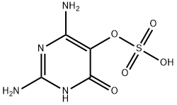 2,6-diamino-4-oxo-1,4-dihydropyrimidin-5-yl hydrogen sulfate Structure