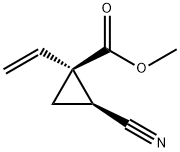 시클로프로판카르복실산,2-시아노-1-에테닐-,메틸에스테르,시스-(9CI) 구조식 이미지