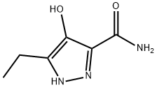 1H-피라졸-3-카르복스아미드,5-에틸-4-히드록시- 구조식 이미지