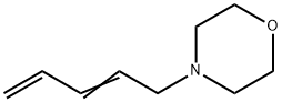 모르폴린,4-(2,4-펜타디에닐)-(9CI) 구조식 이미지