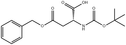 Boc-D-aspartic acid 4-benzyl ester 구조식 이미지
