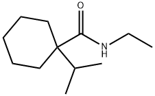 N-에틸-1-이소프로필시클로헥산카르복사미드 구조식 이미지