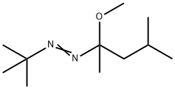 1-[(1,1-디메틸에틸)아조]-1-메톡시-1,3-디메틸부탄 구조식 이미지