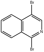 1,4-DIBROMOISOQUINOLINE 구조식 이미지