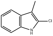 2-chloro-3-methyl-1H-indole 구조식 이미지