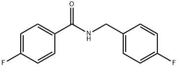 4-Fluoro-N-(4-fluorobenzyl)benzaMide, 97% 구조식 이미지