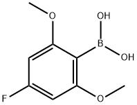 보론산,(4-플루오로-2,6-디메톡시페닐)-(9CI) 구조식 이미지