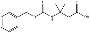 3-{[(benzyloxy)carbonyl]aMino}-3-Methylbutanoic acid Structure