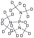 HEXAMETHYLPHOSPHORIC TRIAMIDE-D18 Structure