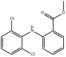 2-(2,6-DICHLORO-PHENYLAMINO)-BENZOIC ACID METHYL ESTER Structure