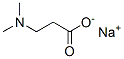 N,N-디메틸-β-알라닌나트륨염 구조식 이미지