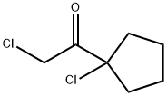 Ethanone, 2-chloro-1-(1-chlorocyclopentyl)- (9CI) Structure