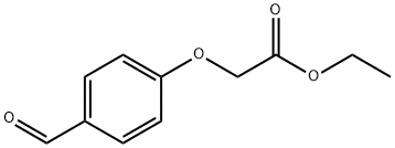 4-Formylphenoxyacetic acid ethyl ester 구조식 이미지