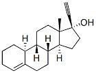 (9R,10S,17R)-19-Norpregna-4-ene-20-yne-17-ol 구조식 이미지