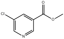 5-Chloropyridine-3-carboxylic acid methyl ester 구조식 이미지