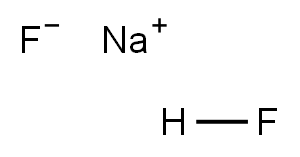 sodium fluoride hydrofluoride Structure