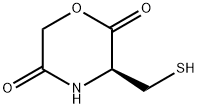 2,5-Morpholinedione,3-(mercaptomethyl)-,(3S)-(9CI) Structure