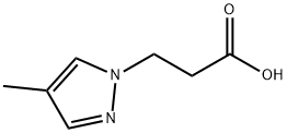 3-(4-METHYL-PYRAZOL-1-YL)-PROPIONIC ACID Structure