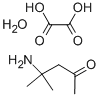 DIACETONAMINE HYDROGEN OXALATE HYDRATE Structure