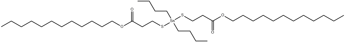 dodecyl 5,5-dibutyl-9-oxo-10-oxa-4,6-dithia-5-stannadocosanoate 구조식 이미지