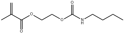 2-[[(butylamino)carbonyl]oxy]ethyl methacrylate Structure