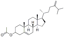 24-METHYLENE CHOLESTEROL ACETATE Structure