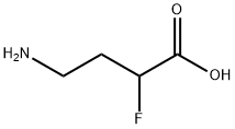 4-amino-2-fluorobutanoic acid 구조식 이미지