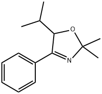 2,5-Dihydro-2,2-dimethyl-5-(1-methylethyl)-4-phenyloxazole Structure