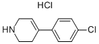 4-(4-CHLOROPHENYL)-1,2,3,6-TETRAHYDROPYRIDINE HYDROCHLORIDE 구조식 이미지
