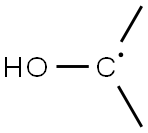 2-Hydroxypropan-2-yl radical Structure