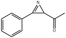 Ethanone, 1-(3-phenyl-2H-azirin-2-yl)- (9CI) Structure