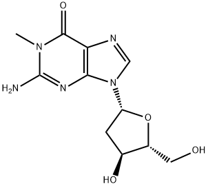 N1-메틸-2'-디옥시구아노신 구조식 이미지