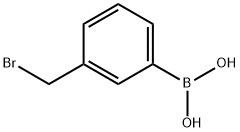 3-Bromomethylphenylboronic acid Structure